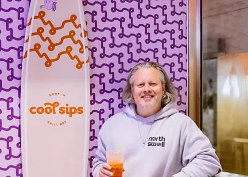 Andrew Moger at Cool Sips